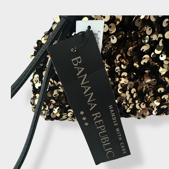 🆕 Banana Republic Factory Sequin Clutch.  New with Tags - Picture 3 of 7